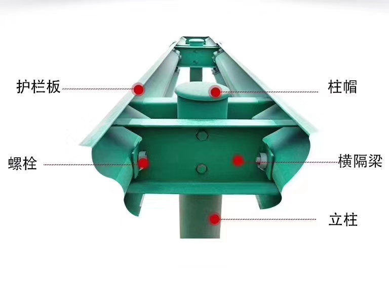 福州波形梁护栏施工公路防撞护栏规格齐全